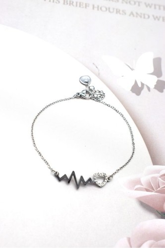 Bracelet cœur - cœur, et