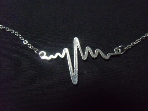 Collier métal argenté